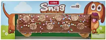 Coles Coles Snag the Sausage Dog Cake 534g offer