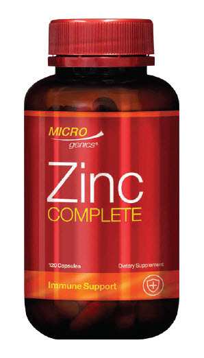 Microgenics zinc complete 120 capsules