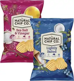 Coles Natural Chip Co. Potato Chips 175g offer