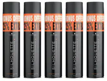 My Chemist Schwarzkopf silhouette lacquer super hold 500g offer