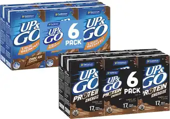 Coles Sanitarium Up&Go Liquid Breakfast 6x250mL offer