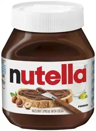 Coles Nutella Hazelnut Chocolate Spread 750g offer