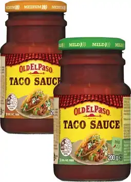 Coles Old El Paso Taco Sauce 200g offer