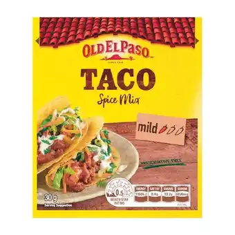 Woolworths Old El Paso Seasonings 30-40g offer