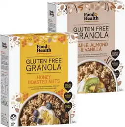 Coles Food For Health Gluten Free Granola 400g offer