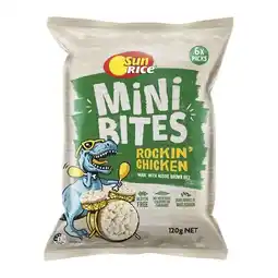 Woolworths SunRice Mini Bites 108-120g Pk 6 – From the Health Food Aisle offer