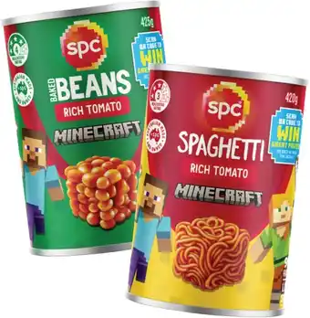 Coles SPC Baked Beans or Spaghetti 420g-425g offer