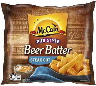 Coles McCain Beer Batter Chips 750g offer