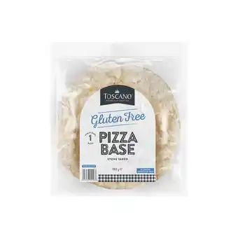 Woolworths Toscano Gluten Free Pizza Base 180g offer