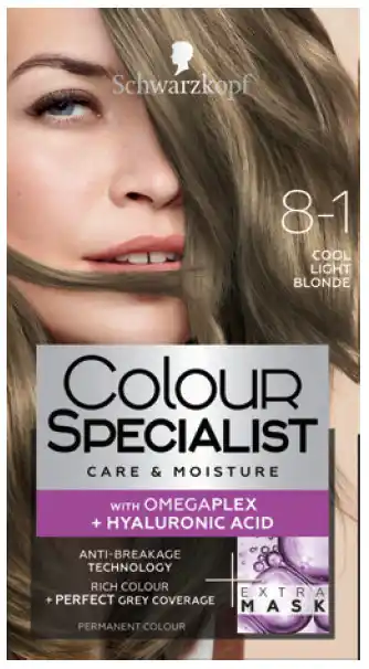 My Chemist Schwarzkopf colour specialist 8-1 cool light blonde offer