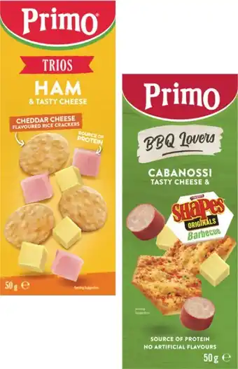 Coles Primo Trios 50g-54g offer