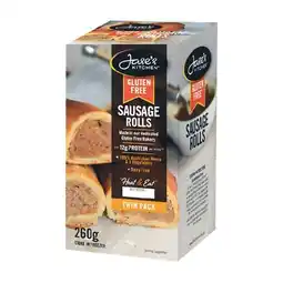 Woolworths Jase’s Kitchen Gluten Free Sausage Rolls or Spinach & Ricotta Rolls 260g Pk 2 – From the Freezer offer