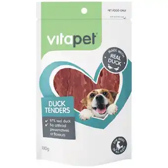 Woolworths Vitapet Jerhigh Tenders Dog Treats 80-100g offer