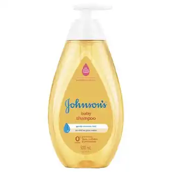 Woolworths Johnson’s Baby Shampoo 500ml offer