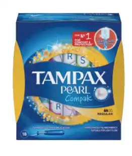 My Chemist Tampax compak pearl regular 18 pack offer