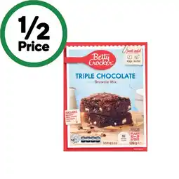 Woolworths Betty Crocker Treats Baking Mixes 400-510g – Excludes Gluten Free offer