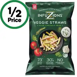 Woolworths Infuzions 90g offer