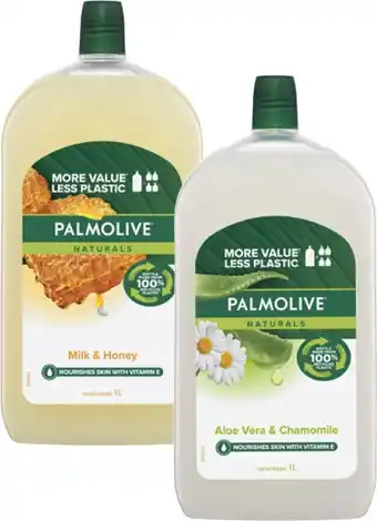 Coles Palmolive Liquid Hand Wash Refill 1 Litre offer