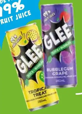 Campbells Wholesale Glee Juices & Bubbles offer