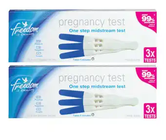Freedom midstream pregnancy test 3 pack