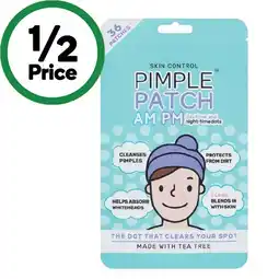 Woolworths Skin Control Pimple Patch Am & Pm Mixed Pk 36 offer