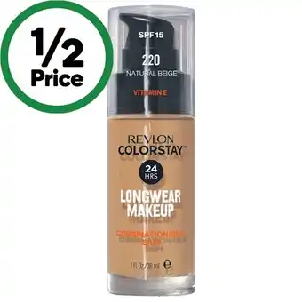 Woolworths Revlon Colorstay Longwear Foundation SPF15+ 30ml‡ offer