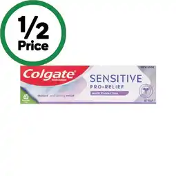 Woolworths Colgate Sensitive Pro-Relief Multi Protection Toothpaste 110g offer