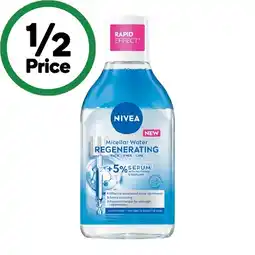 Woolworths Nivea Micellar Water 400ml offer