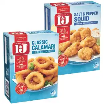 Woolworths I&J Seafood Snacking Varieties 250-360g – From the Freezer offer