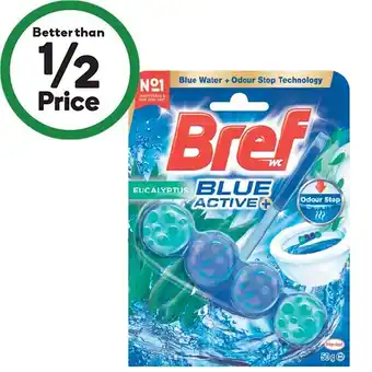 Woolworths Bref Active Toilet Rim Block 50g offer