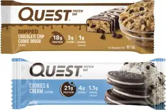 Coles Quest Protein Bar 50g-60g offer