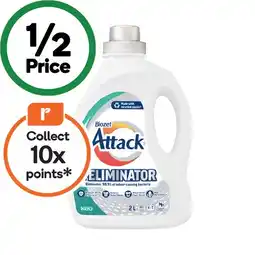 Woolworths Biozet Attack Plus Laundry Liquid 2 Litre or Powder 2 kg offer