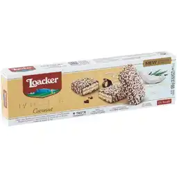 Woolworths Loacker White Chocolate & Coconut Wafers 100g offer