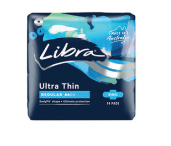 My Chemist Libra pads ultra thins with wings regular 14 offer