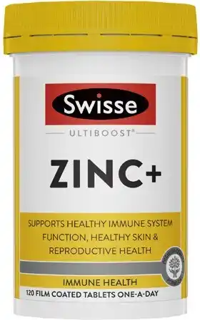 Coles Swisse Ultiboost Zinc+ Tablets 120 Pack^ offer