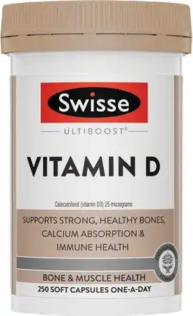 Coles Swisse Ultiboost Vitamin D Capsules 250 Pack^ offer