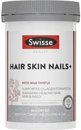 Coles Swisse Beauty Hair Skin Nails+ Tablets 100 Pack^ offer