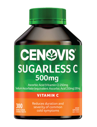 My Chemist Cenovis sugarless c 500mg 300 chewable tablets offer