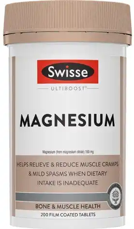 Coles Swisse Ultiboost Magnesium Tablets 200 Pack^ offer