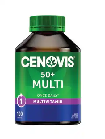 My Chemist Cenovis once daily 50+ multi 100 capsules offer