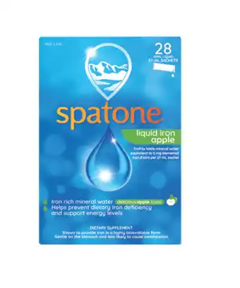 My Chemist Spatone apple liquid iron supplement 28 sachets offer