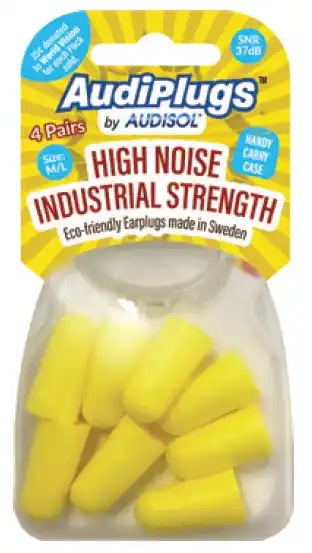 Audiplugs 4 pack - high noise industrial strength