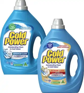 Coles Cold Power Laundry Liquid 2 Litre offer