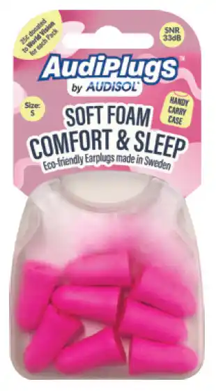 My Chemist Audiplugs 4 pack - soft foam comfort & sleep offer