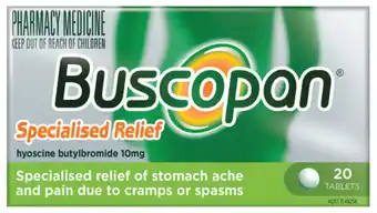 My Chemist Buscopan 20 tablets offer