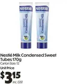 Campbells Wholesale Nestlé Milk Condensed Sweet Tubes offer