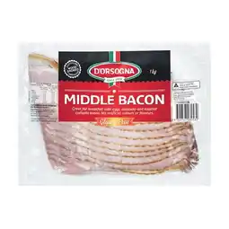 Woolworths D’Orsogna Middle Bacon 1 kg – From the Fridge offer