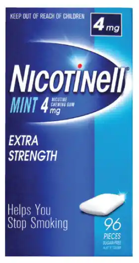 My Chemist Nicotinell 4mg gum mint 96 pieces offer