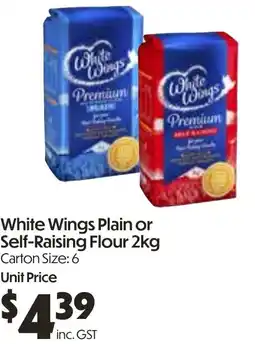 Campbells Wholesale White Wings Plain or Self-Raising Flour offer