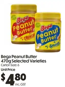 Campbells Wholesale Bega Peanut Butter offer